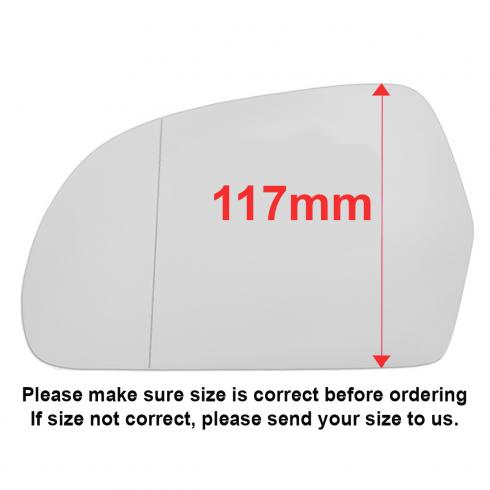 Wing Mirror Glass With Base Plate Original Equipment Quality  Direct Replacement