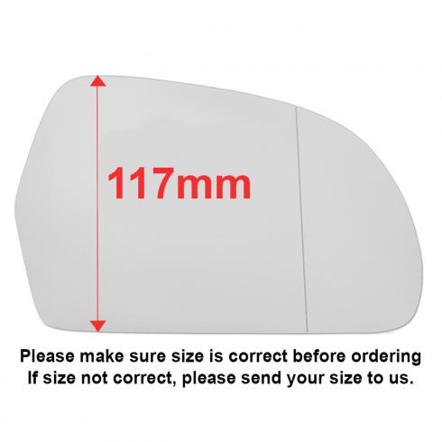 Wing Mirror Glass With Base Plate Original Equipment Quality  Direct Replacement