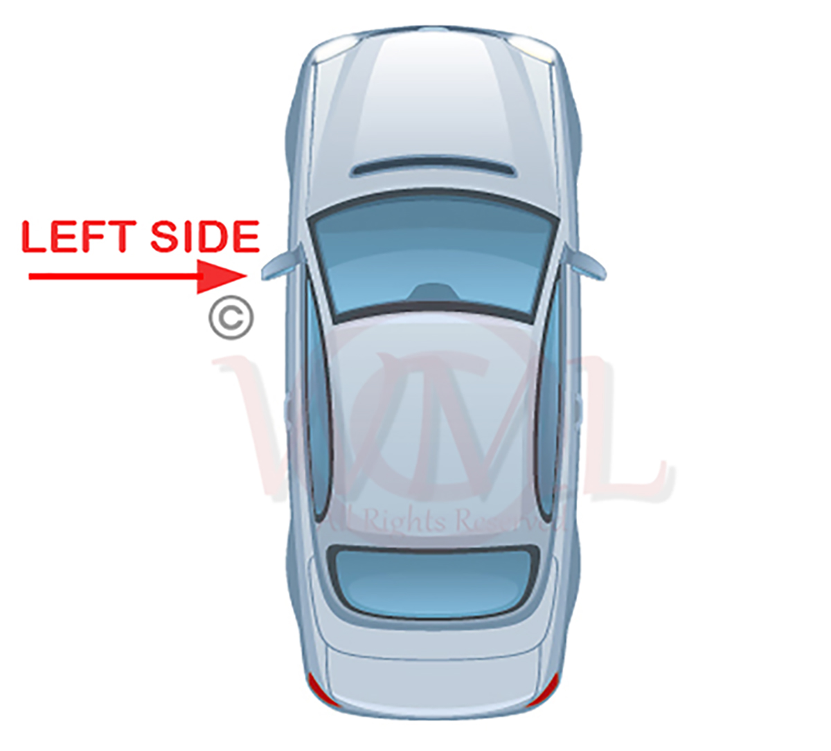 Wing Mirror Glass With Base Plate Original Equipment Quality  Direct Replacement